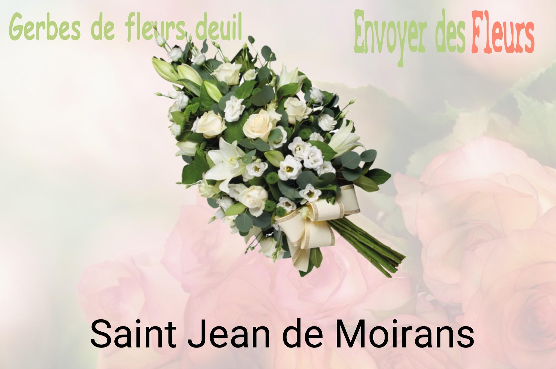 Gerbe de fleurs de deuil livrée à Saint-Jean-de-Moirans